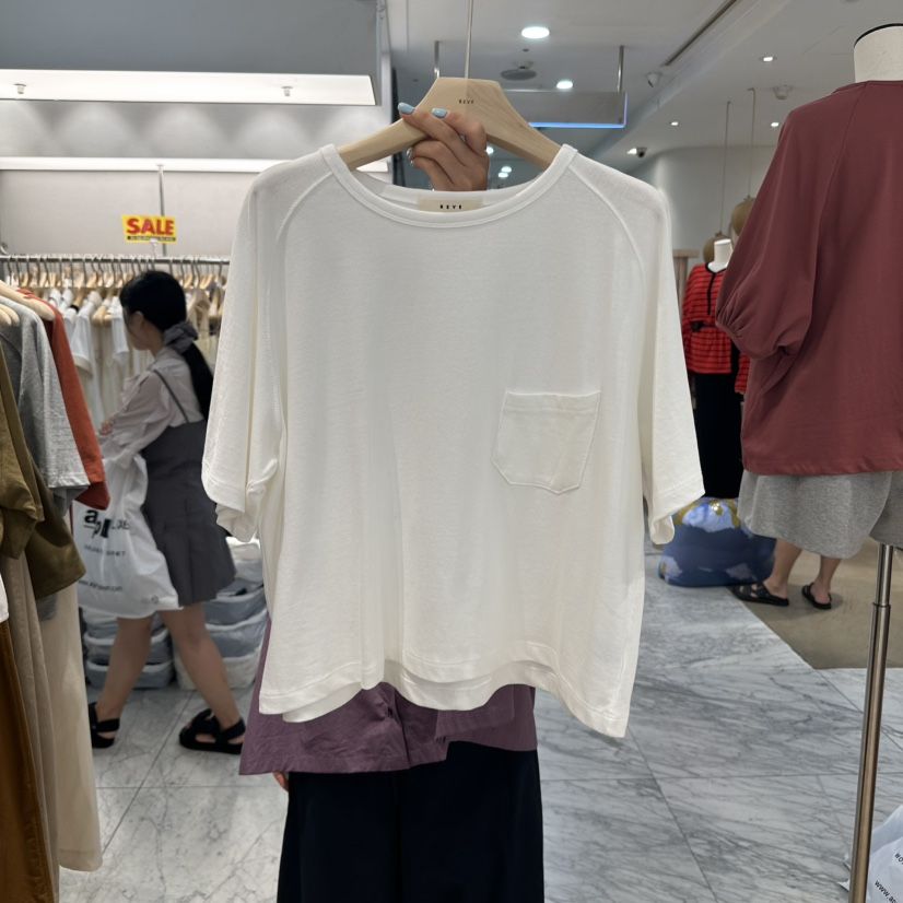 REVE-L韓國直郵㊣女裝新款時尚職業推薦熱賣25秋冬真品T恤REVE-LT恤