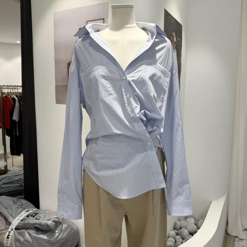 ACKER韓國直郵㊣女士新品25秋夏熱賣人氣休閑時尚襯衫蕾絲衫ACKER襯衫/蕾絲衫