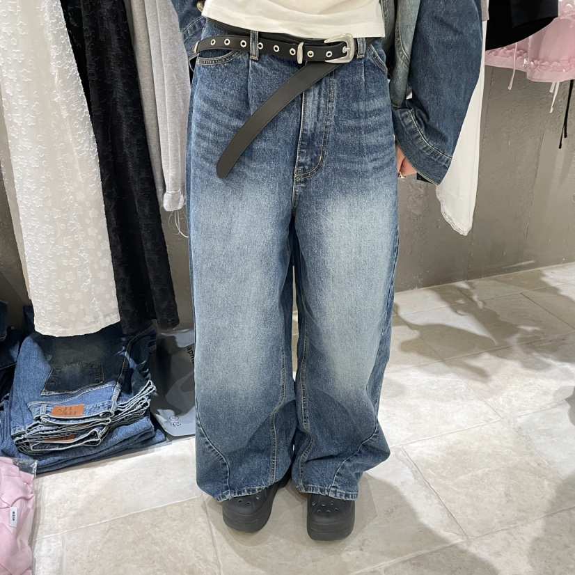 MIXXIN東大門㊣代購女裝新品人氣真品職業熱賣牛仔褲不含腰帶MIXXIN牛仔褲