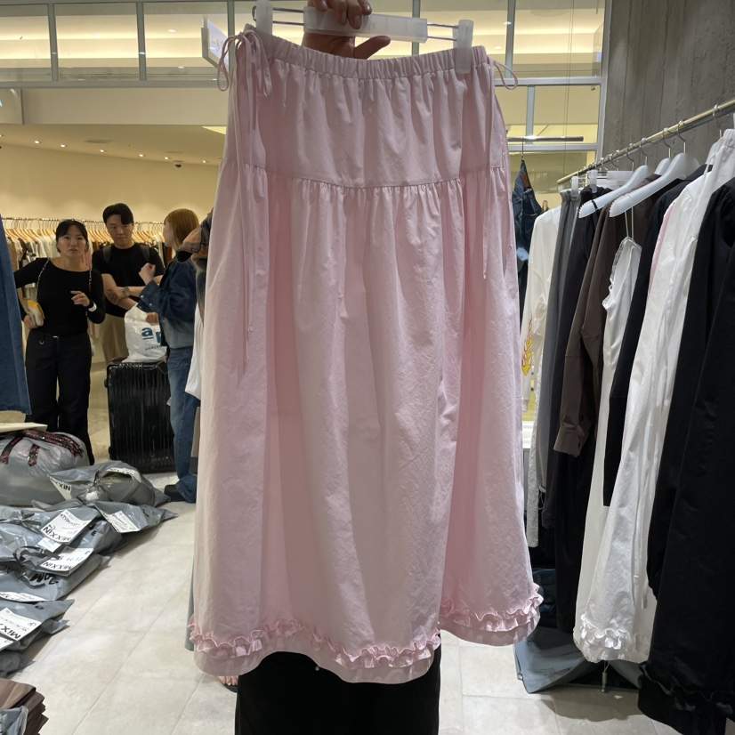MIXXIN東大門㊣實拍女裝新品職業時尚熱賣半身裙中短裙荷葉邊MIXXIN半身裙/中短裙