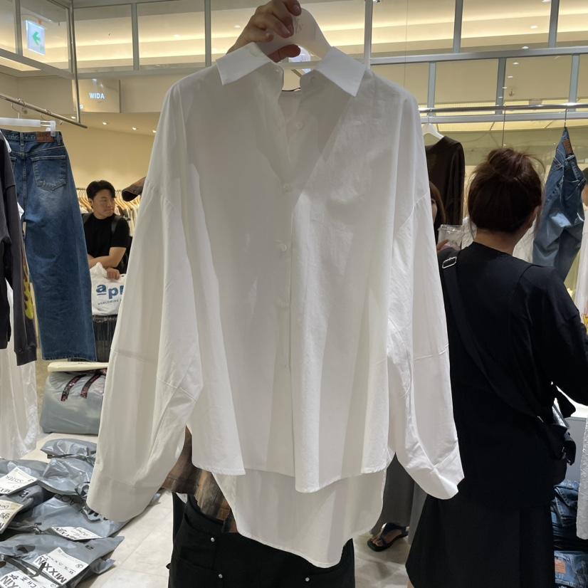MIXXIN東大門㊣直郵女裝新品職業推薦真品時尚休閑襯衫蕾絲衫MIXXIN襯衫/蕾絲衫
