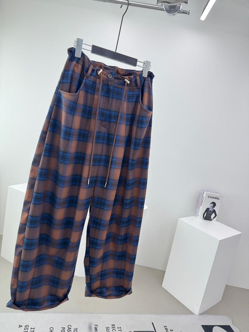 RED-A韓國代購㊣女裝新品25秋冬熱賣推薦時尚人氣休閑褲格子RED-A休閑褲