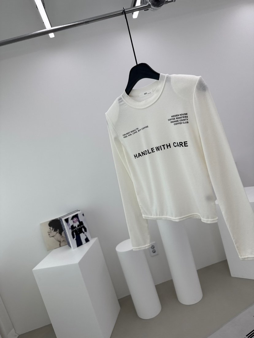 RED-A東大門㊣代購女士新品推薦人氣25秋冬職業時尚長袖T恤RED-A長袖T恤