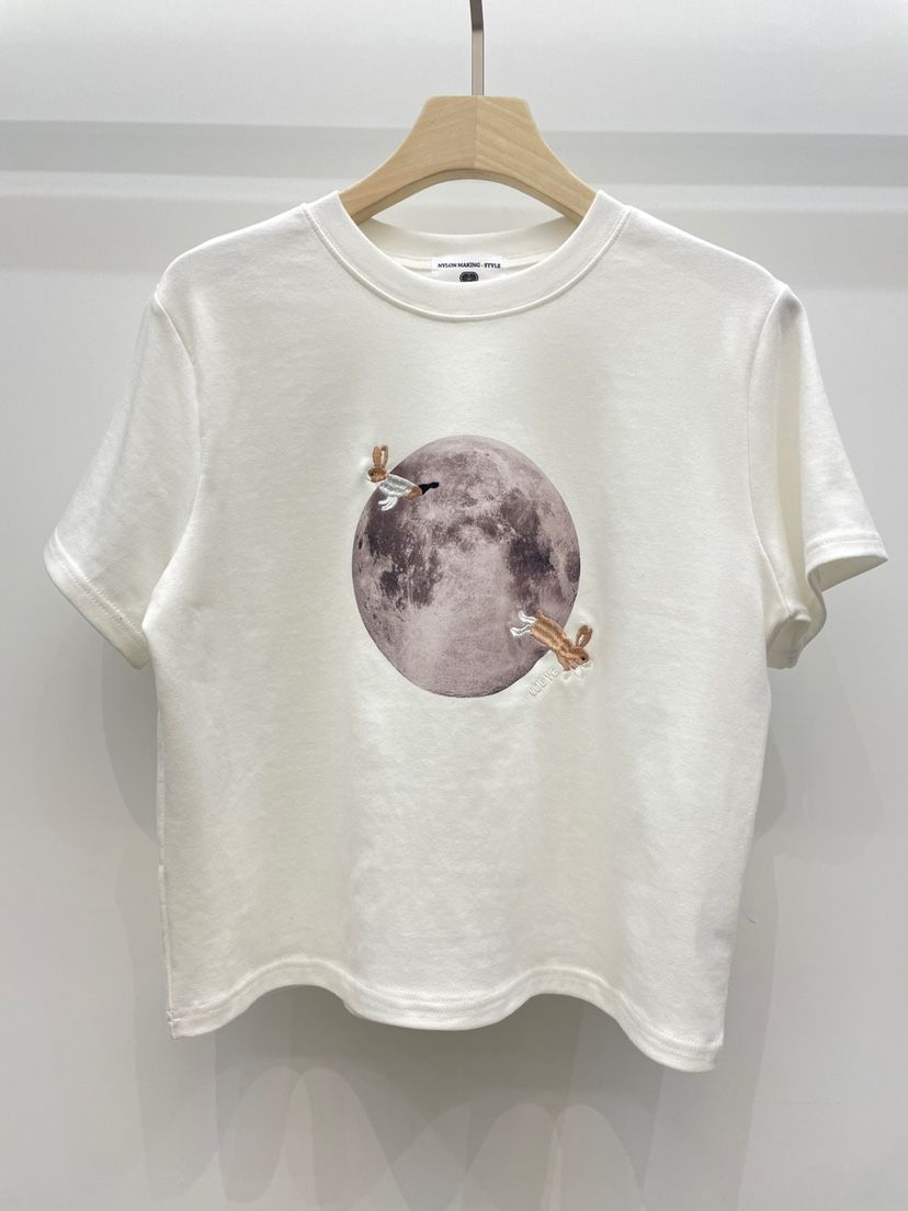 NYLON韓國代購㊣女裝新品25秋冬真品休閑時尚人氣推薦熱賣T恤NYLONT恤