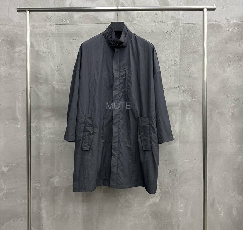 MUTE-P韓國代購㊣女裝新品人氣真品休閑25秋冬推薦長款風衣MUTE長款風衣