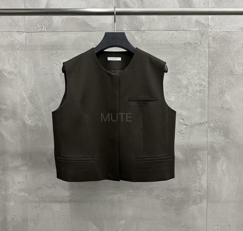 MUTE-P韓國代購㊣女士新品25秋冬人氣真品職業推薦時尚馬甲MUTE馬甲