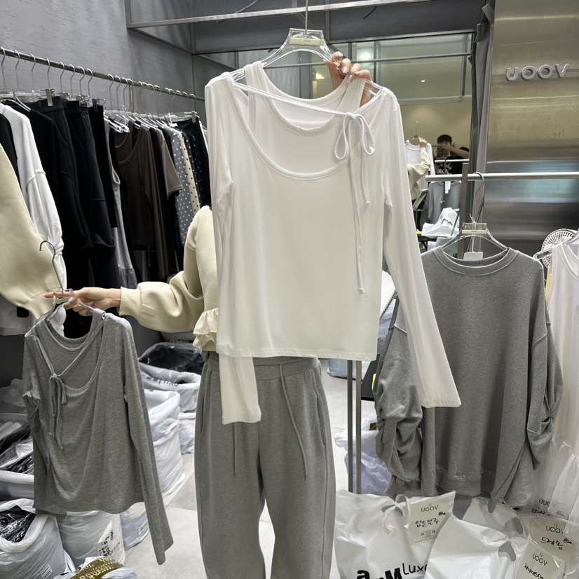 UOOV韓國代購㊣女士新品熱賣職業時尚25秋冬人氣套裝兩件套UOOV套裝