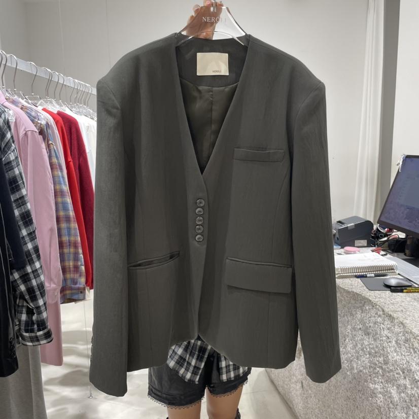 NEROLI 36韓國代購㊣女士新品25秋冬推薦人氣休閑熱賣夾克NEROLI 36夾克