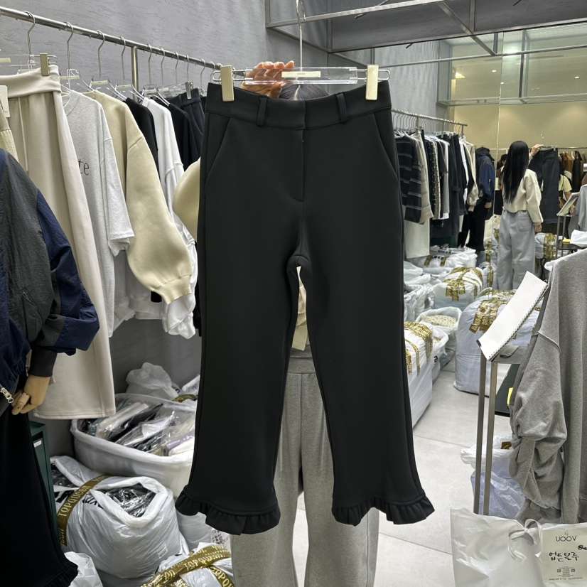 UOOV東大門㊣直郵女裝新品推薦職業真品熱賣人氣時尚休閑褲UOOV休閑褲