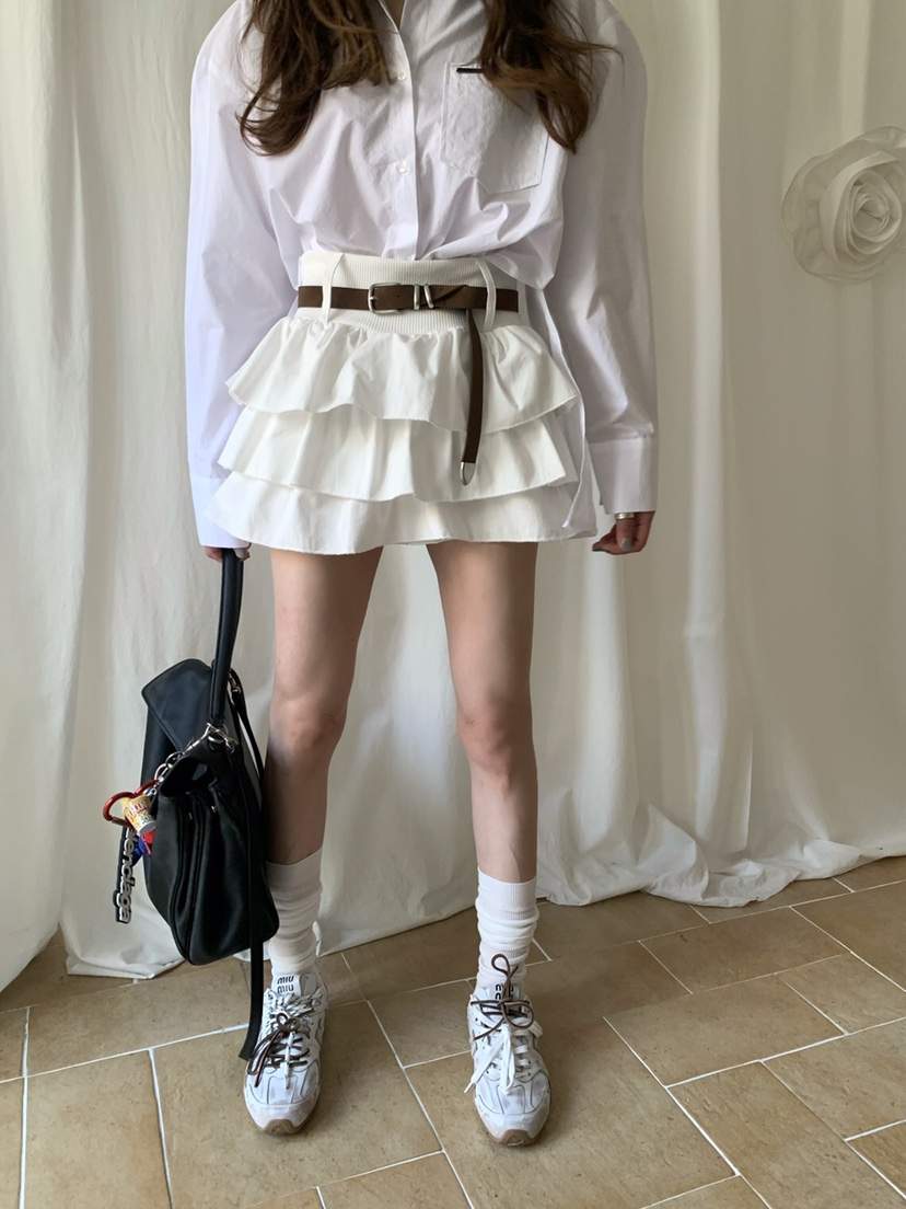 VERANDA東大門㊣代購女士新品人氣熱賣真品時尚短裙不含腰帶VERANDA短裙