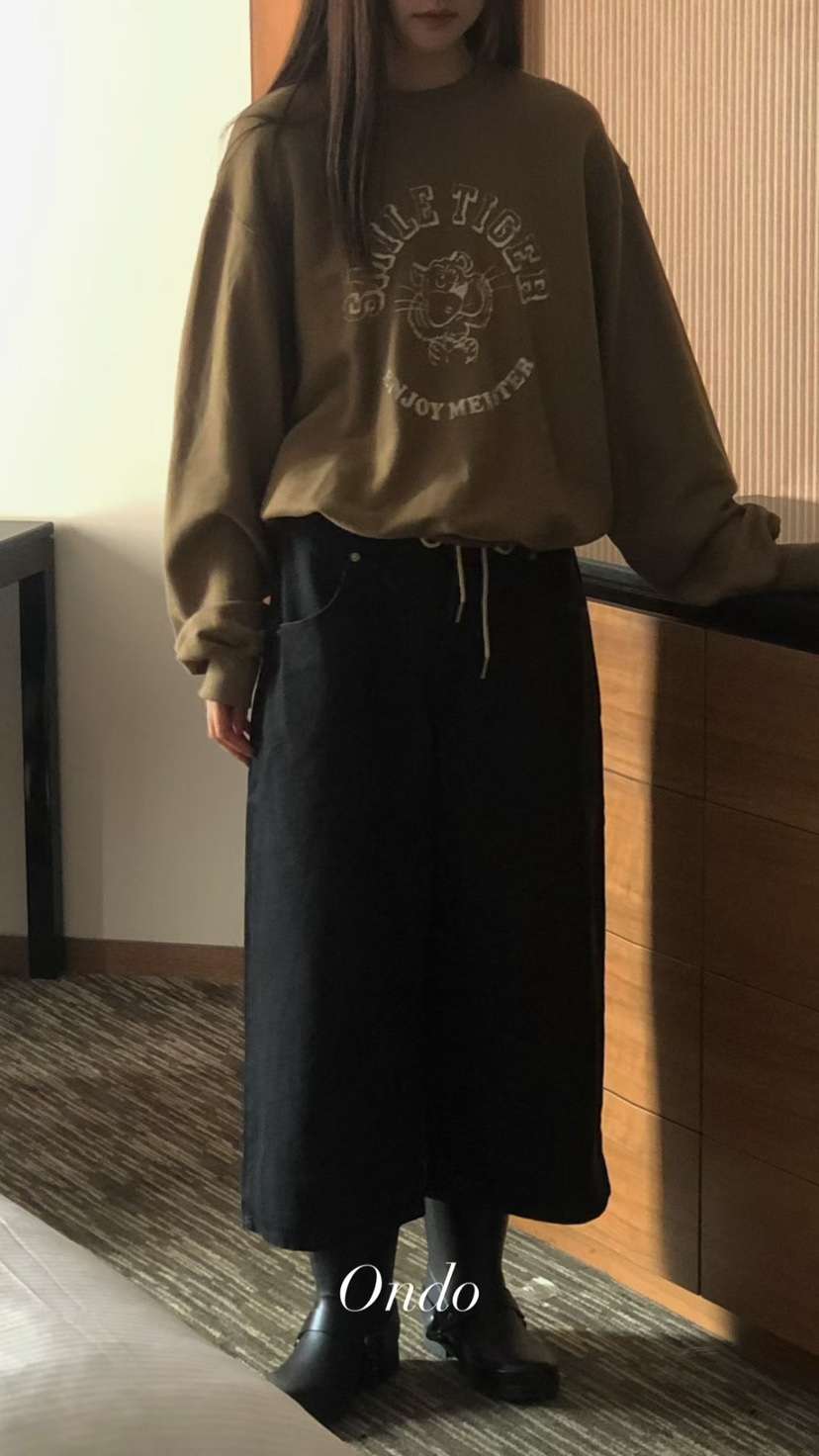 ONDO-P韓國直郵㊣女裝新品休閑職業推薦25秋冬熱賣時尚牛仔褲ONDO-P牛仔褲