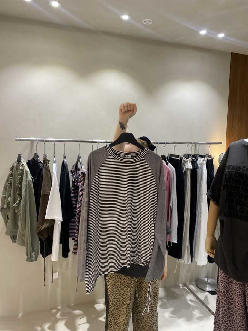 LUMEN-P韓國直郵㊣女裝新品熱賣職業真品推薦人氣時尚長袖T恤LUMEN-P長袖T恤
