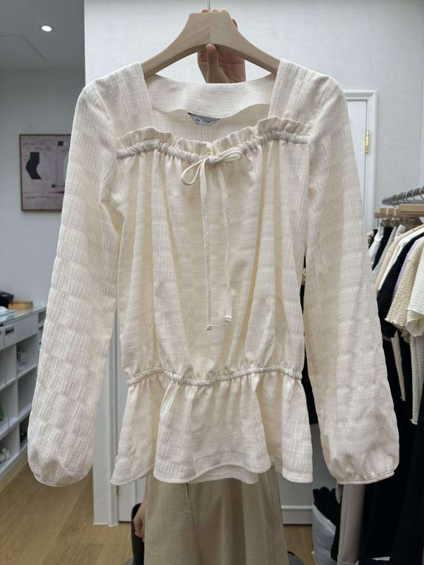 RE:FRESH-L東大門㊣代購女裝新品休閑真品時尚25秋冬襯衫蕾絲衫RE:FRESH襯衫/蕾絲衫