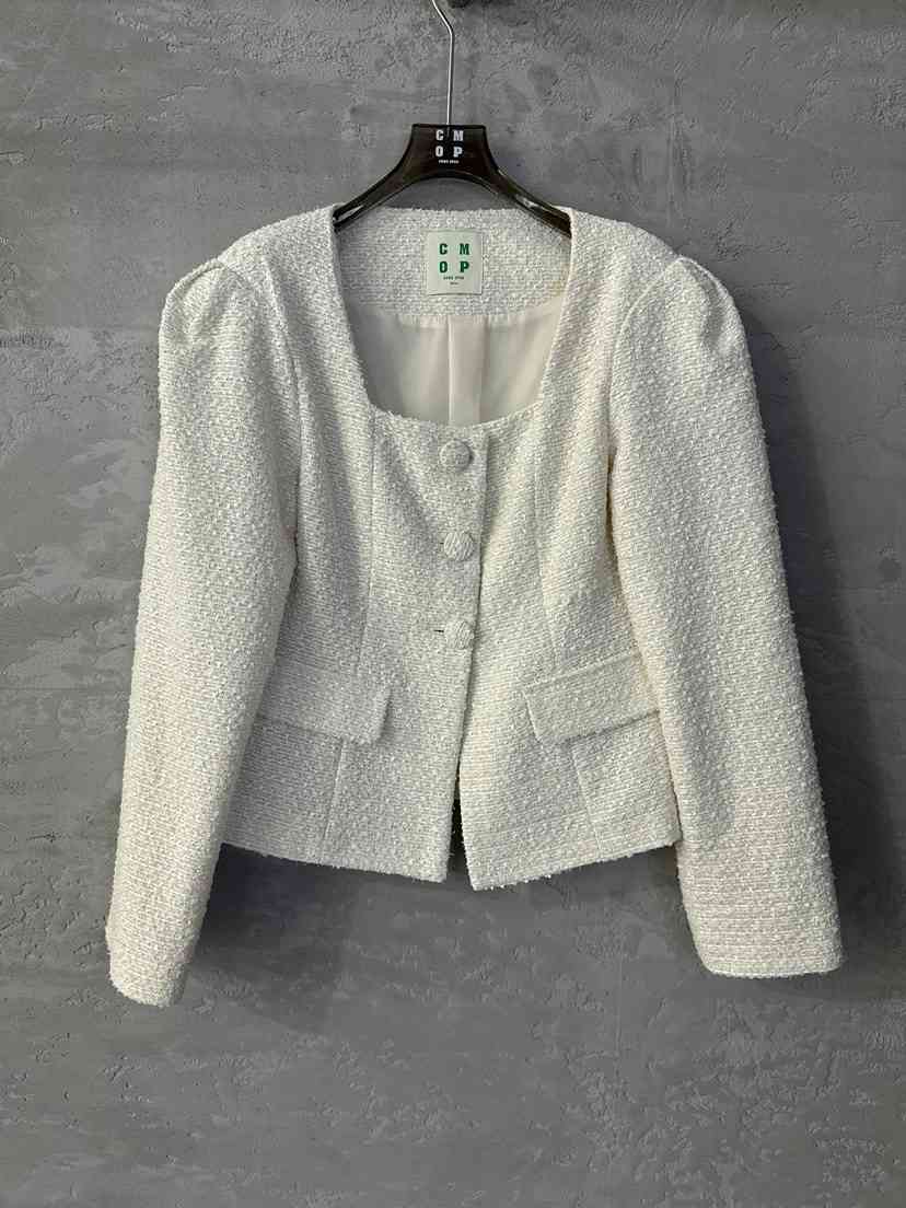 COME OPEN東大門㊣直郵女裝新品時尚真品人氣推薦夾克粗花呢COMP-(COME OPEN)夾克