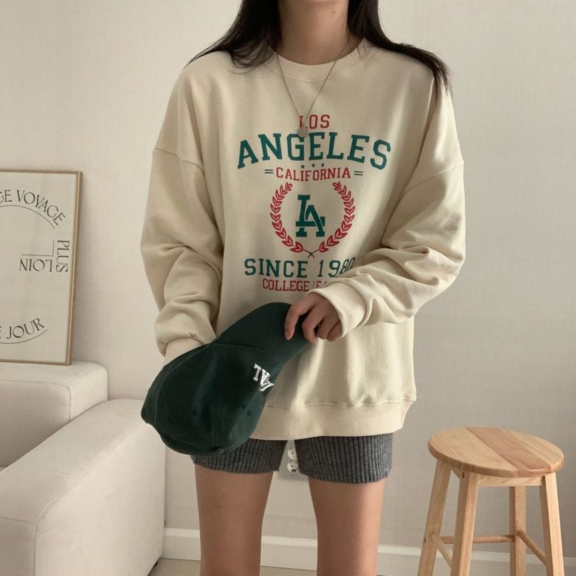 HELLO JINI韓國直郵㊣女裝新品休閑熱賣職業25秋冬推薦衛衣HELLO JINI衛衣