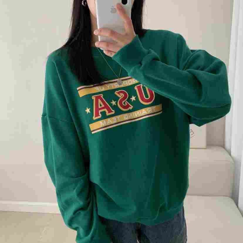 HELLO JINI韓國代購㊣女裝新品人氣推薦時尚職業休閑熱賣衛衣HELLO JINI衛衣