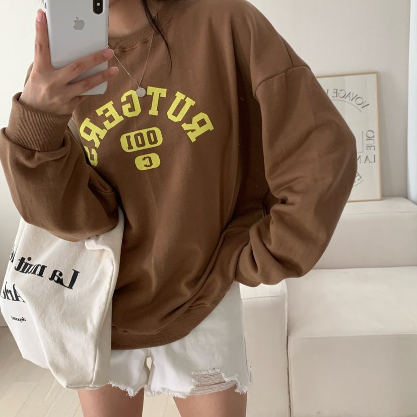 HELLO JINI東大門㊣實拍女士新品熱賣時尚25秋冬休閑真品衛衣HELLO JINI衛衣