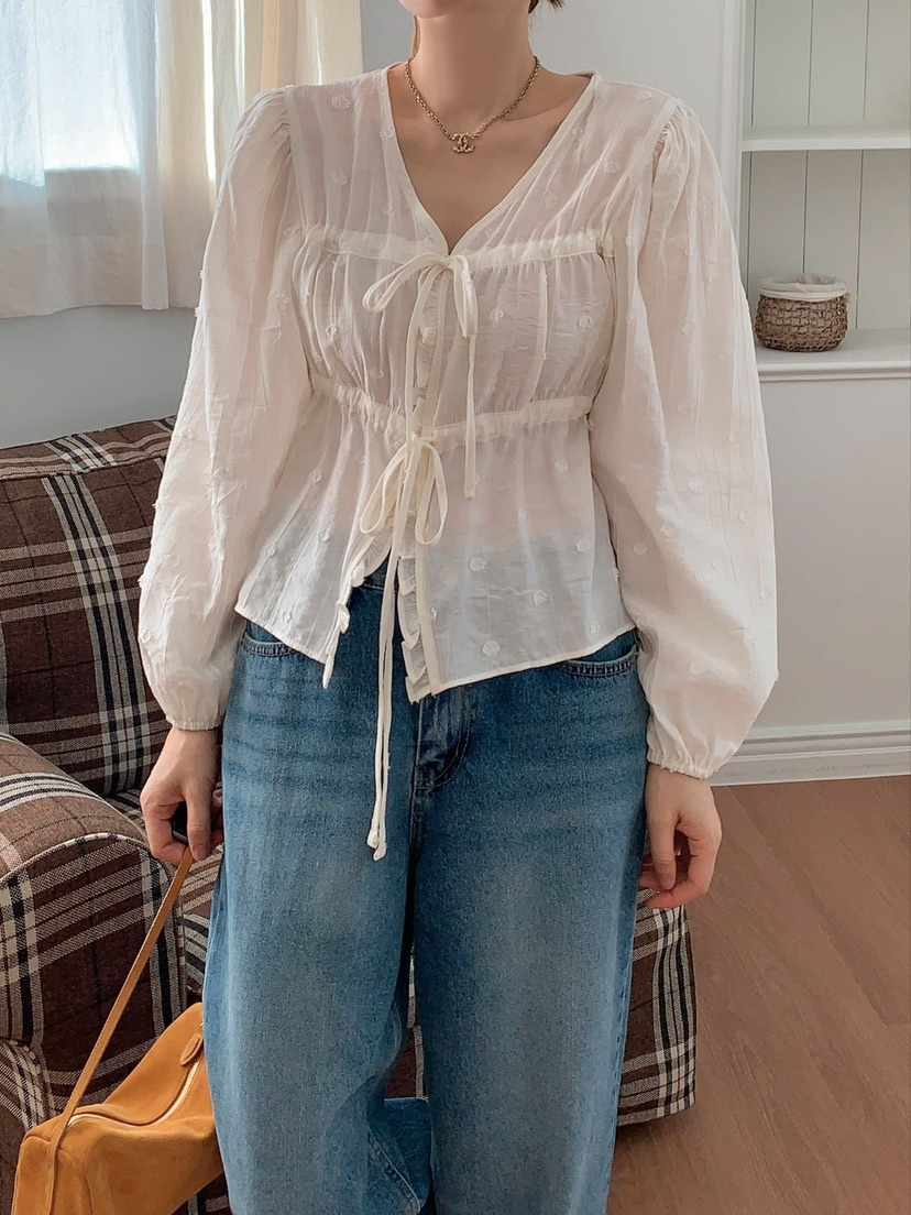 ZEST-제스트-T韓國代購㊣女裝新品25秋冬休閑時尚襯衫蕾絲衫ZEST-2件起訂襯衫/蕾絲衫