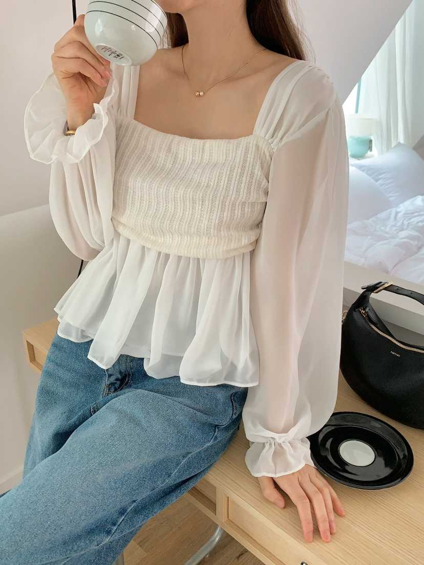 ZEST-제스트-T東大門㊣直郵女士新品人氣休閑時尚襯衫蕾絲衫ZEST-2件起訂襯衫/蕾絲衫