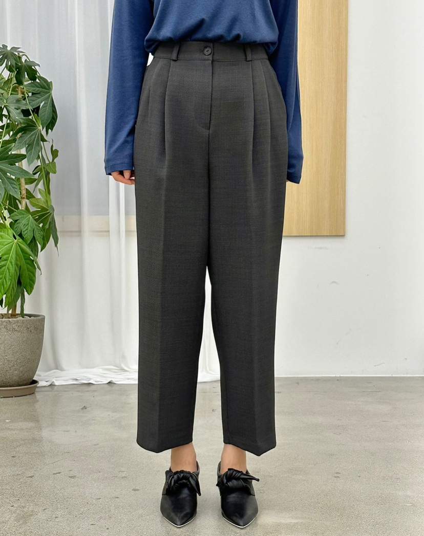 BUT東大門㊣直郵女士新品休閑時尚職業人氣真品25秋冬正裝褲西褲button正裝褲/西褲