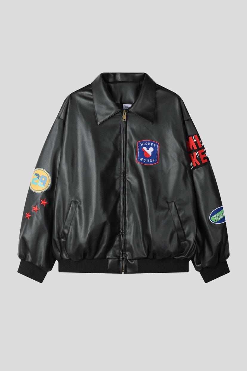 OURWAVE/OUR ROOM東大門㊣代購女裝新品真品25秋冬職業皮衣Our Wave/Our Room皮衣