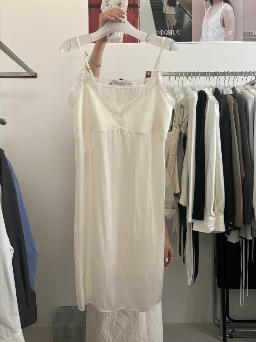 LONDON FLAT韓國代購㊣女裝新品真品25秋冬推薦連衣裙蕾絲LONDON FLAT連衣裙