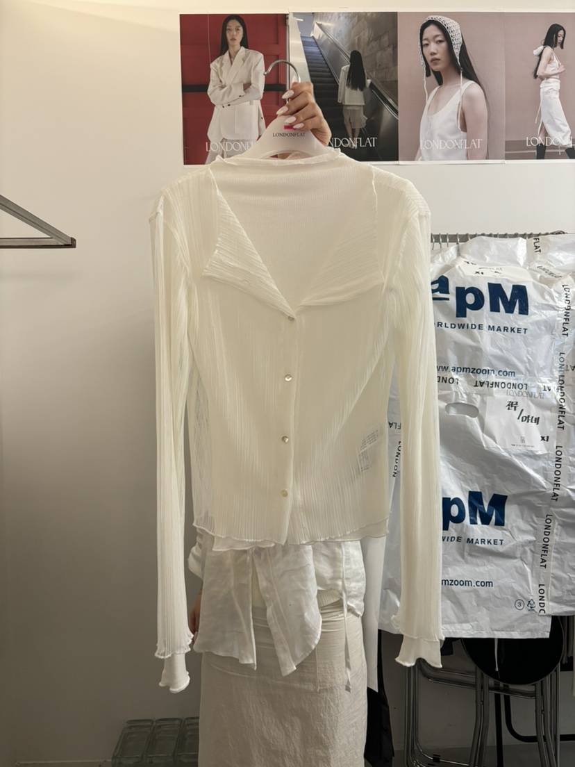 LONDON FLAT韓國代購㊣女裝新品職業25秋冬人氣套裝高領透視LONDON FLAT套裝