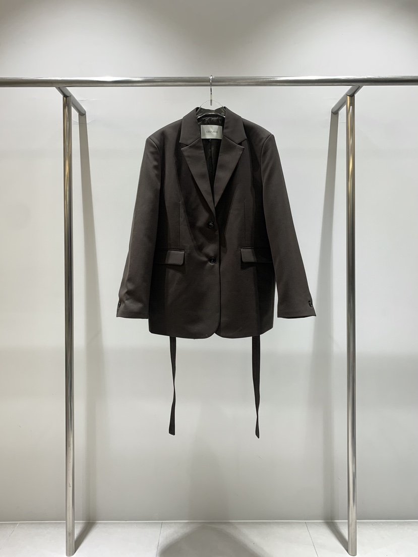 CESTLAVIE韓國直郵㊣女士新品職業25秋冬推薦熱賣夾克含腰帶CESTLAVIE夾克