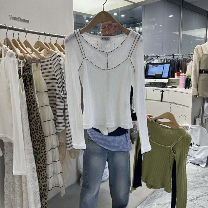 FOUNDATION東大門㊣代購女裝新品25秋冬職業時尚套裝兩件套FOUNDATION套裝