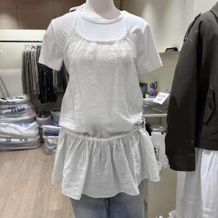 MEMOIRE韓國代購㊣女裝新品熱賣人氣真品休閑吊帶背心不含內搭MEMOIRE吊帶/背心