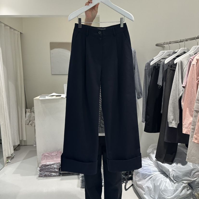 LORING RE I韓國代購㊣女裝新款真品休閑25秋冬推薦休閑褲LORING RE-I/BARE休閑褲
