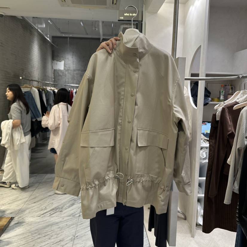 WHO IS SHE韓國代購㊣女裝新款真品人氣25秋冬時尚推薦夾克WHO IS SHE夾克