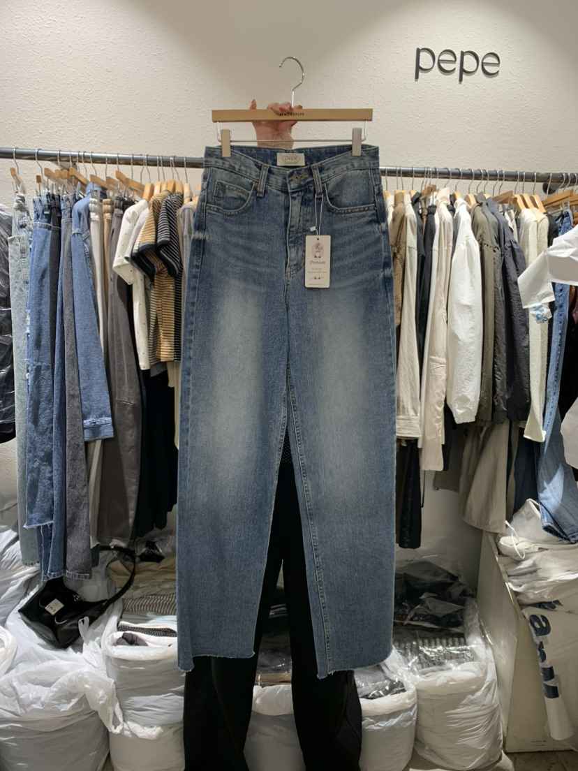 ALMOND PEPE東大門㊣代購女士新品時尚推薦熱賣真品牛仔褲ALMOND PEPE牛仔褲