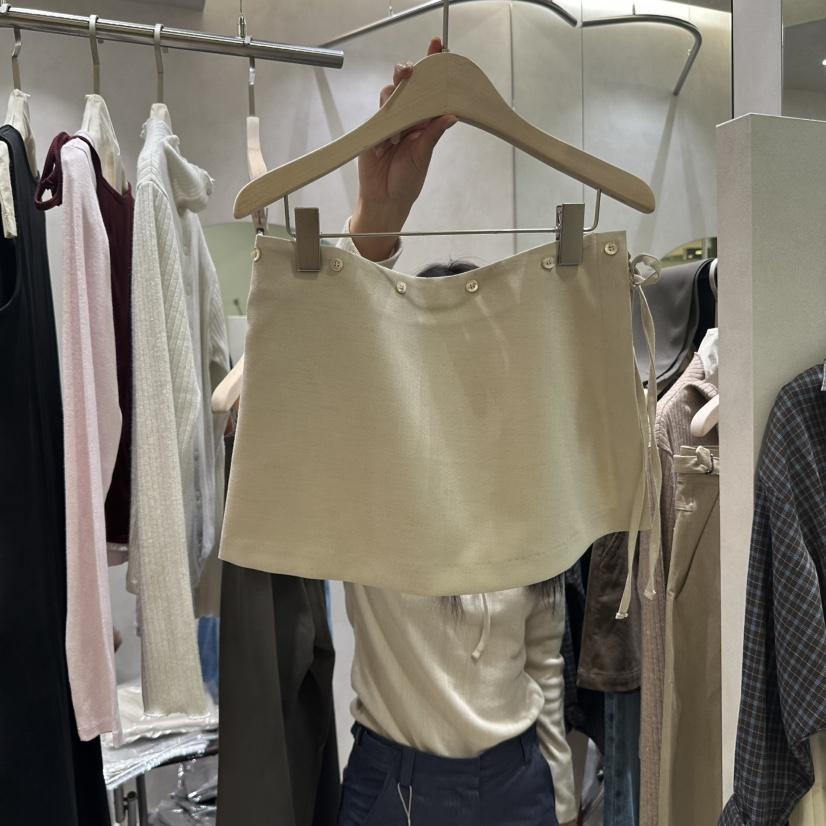 WHO IS SHE東大門㊣實拍女士新品25秋冬熱賣時尚推薦短裙WHO IS SHE短裙