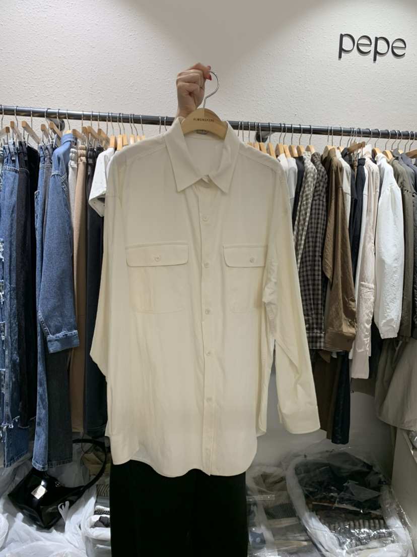 ALMOND PEPE東大門㊣直郵女裝新款職業真品人氣襯衫蕾絲衫ALMOND PEPE襯衫/蕾絲衫