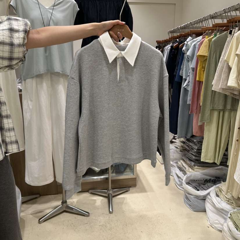 MELO韓國代購㊣女士新款職業熱賣25秋冬休閑推薦真品人氣衛衣MELO衛衣