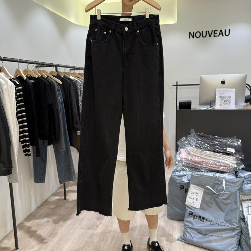 NOUVEAU韓國代購㊣女士新品25秋冬熱賣人氣推薦時尚真品休閑褲NOUVEAU休閑褲