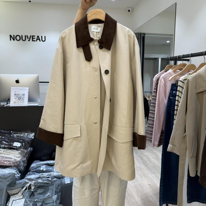 NOUVEAU韓國直郵㊣女裝新款時尚熱賣休閑人氣真品職業25秋冬夾克NOUVEAU夾克