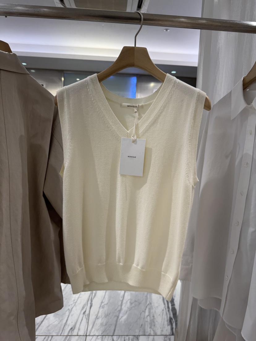 MONIQUE韓國代購㊣女士新品25秋冬真品職業時尚吊帶背心絲綢MONIQUE吊帶/背心