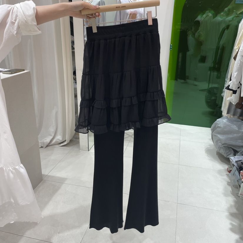 MINI UNNI東大門㊣實拍女士新品真品25秋冬推薦休閑褲褶皺MINI UNNI休閑褲