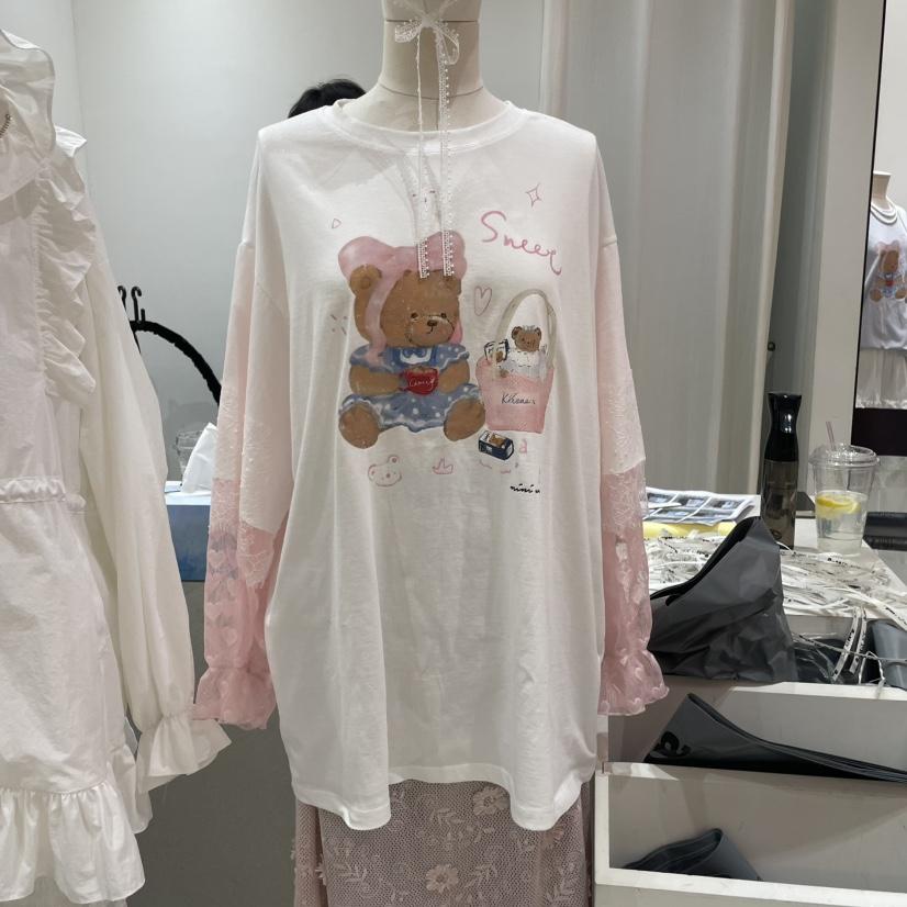 MINI UNNI東大門㊣代購女士新品休閑人氣時尚熱賣真品長袖T恤MINI UNNI長袖T恤