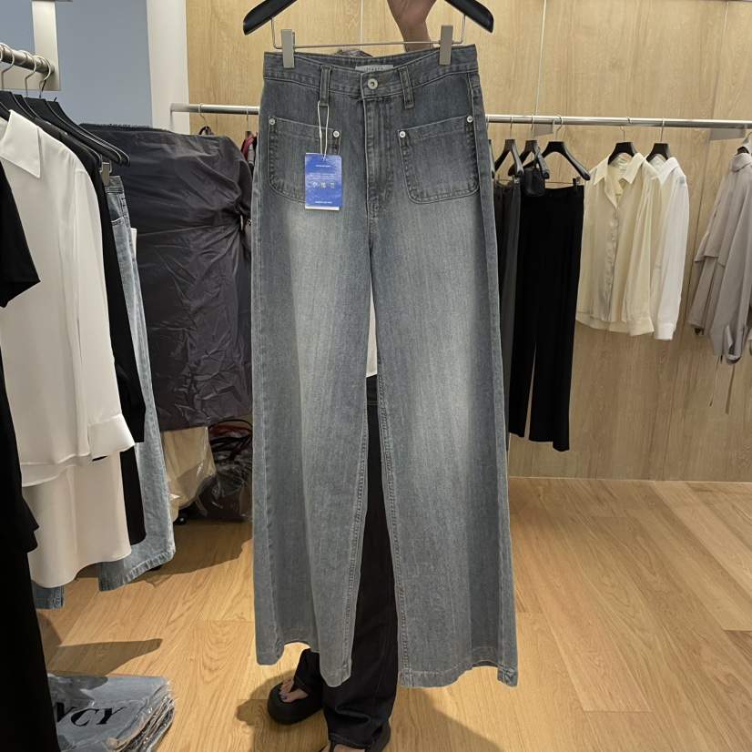 LEFANCY東大門㊣實拍女裝新品時尚推薦真品人氣職業熱賣牛仔褲LEFANCY牛仔褲