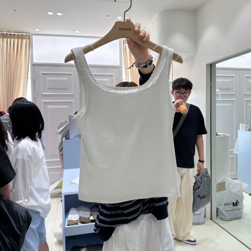OURMOMENT韓國代購㊣女裝新品人氣職業休閑推薦時尚吊帶背心OURMOMENT吊帶/背心