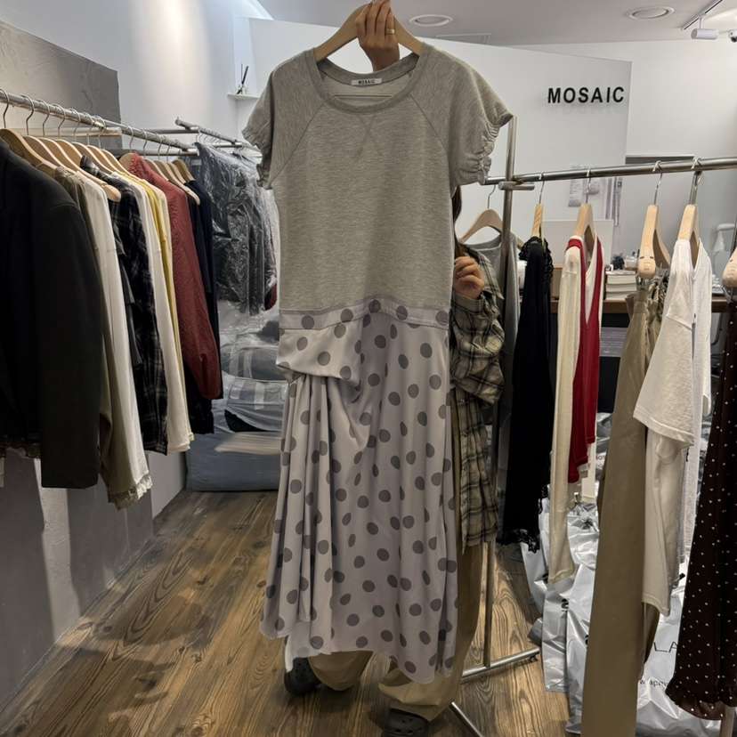 MOSAIC東大門㊣實拍女裝新品休閑時尚人氣真品推薦25秋冬連衣裙MOSAIC連衣裙
