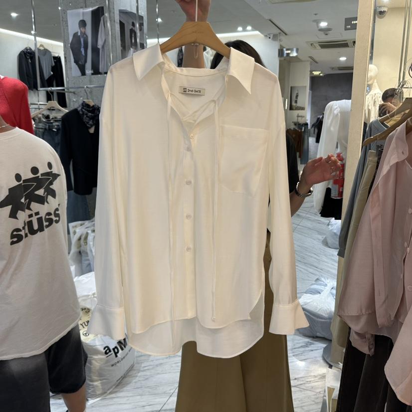 2ND GATE東大門㊣代購女裝新品時尚25秋冬人氣真品襯衫蕾絲衫2ND GATE襯衫/蕾絲衫