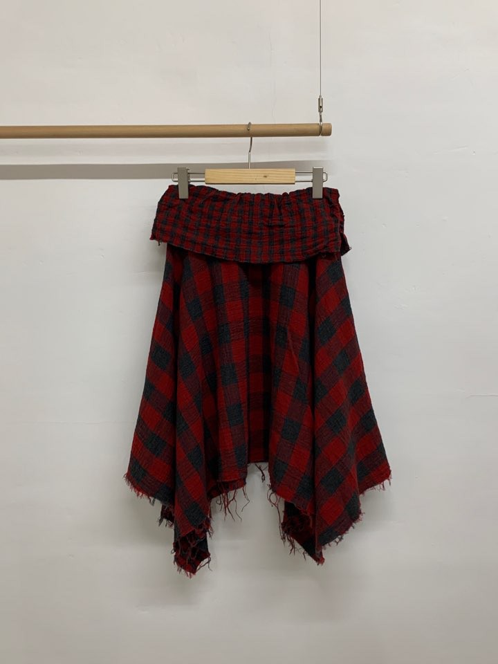 MORE THAN-P東大門㊣直郵女裝新款人氣半身裙中短裙雙排扣MORE THAN半身裙/中短裙