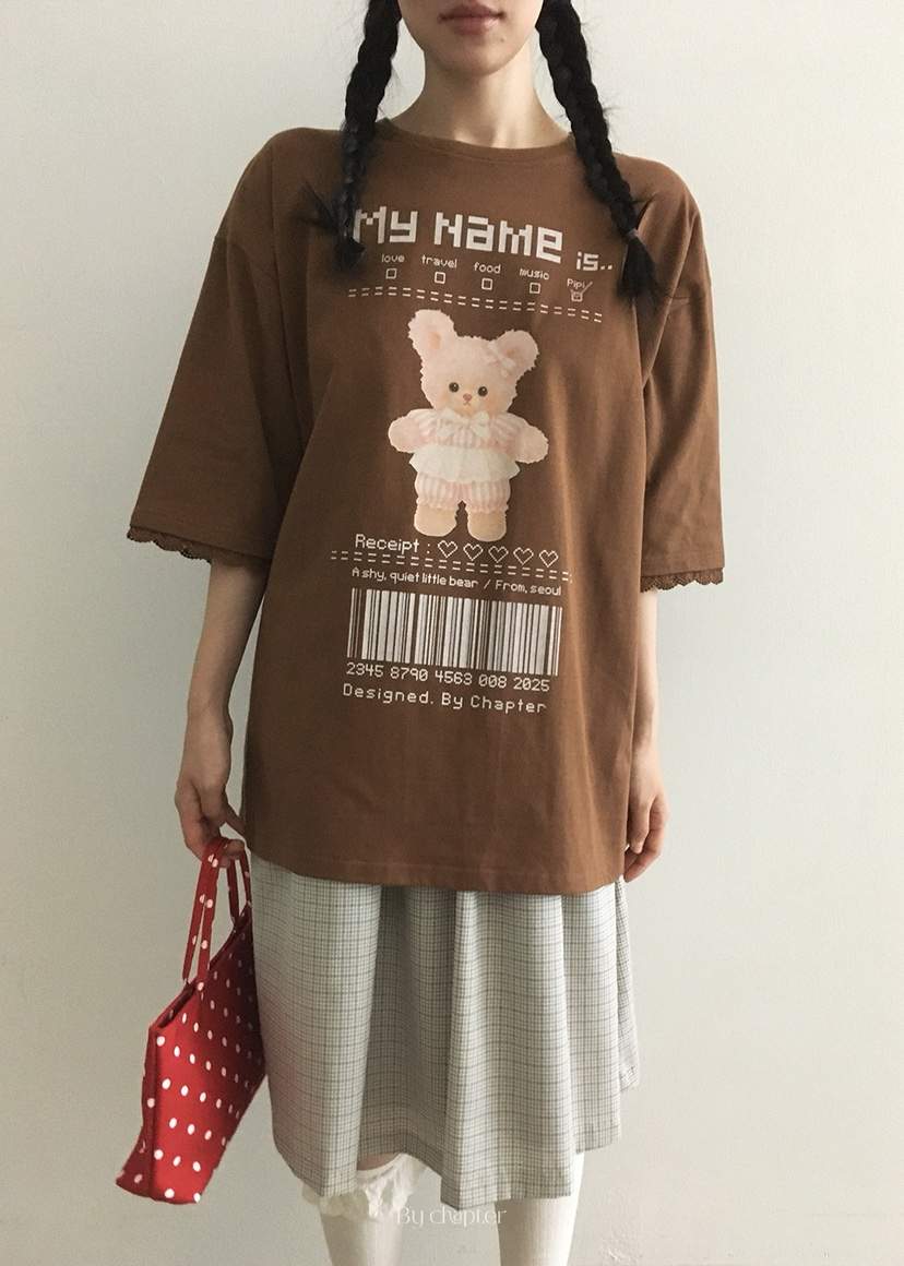 BY CHAPTER韓國代購㊣女士新品時尚休閑職業人氣推薦真品T恤ChapterT恤