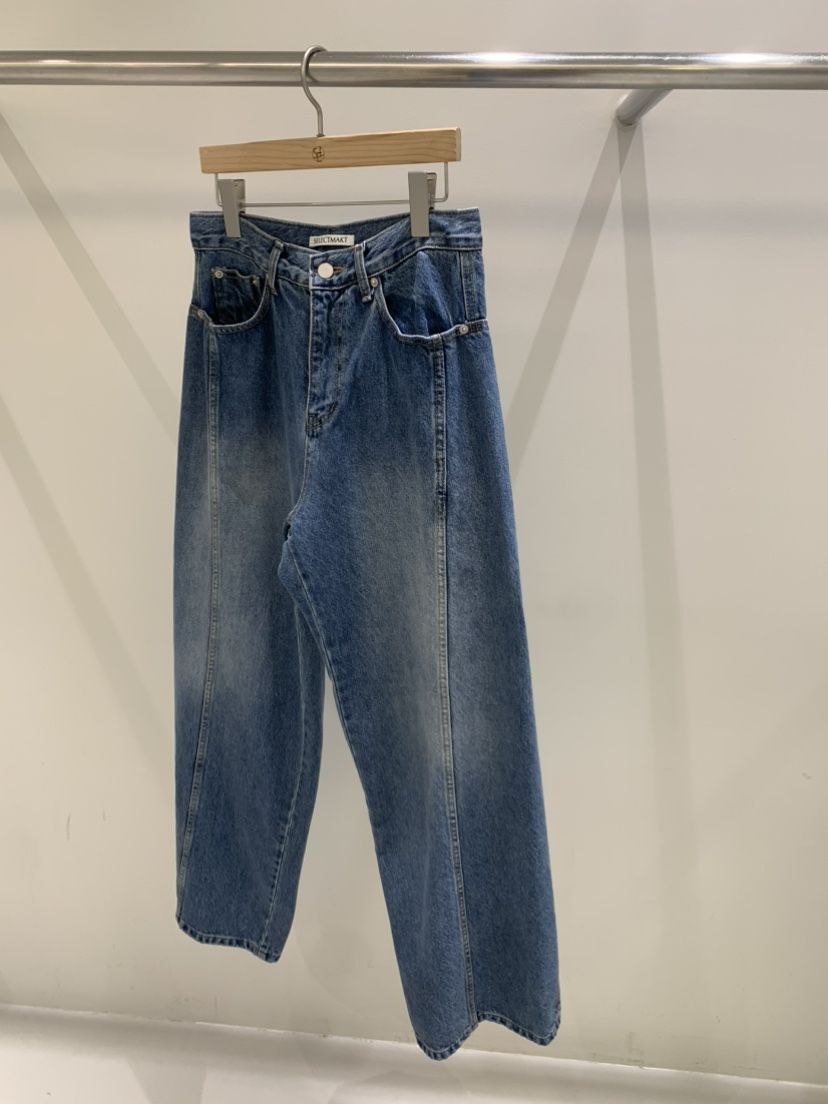 SELECT MARKET東大門㊣實拍女士新款25秋冬真品推薦牛仔褲SELECT MARKET牛仔褲