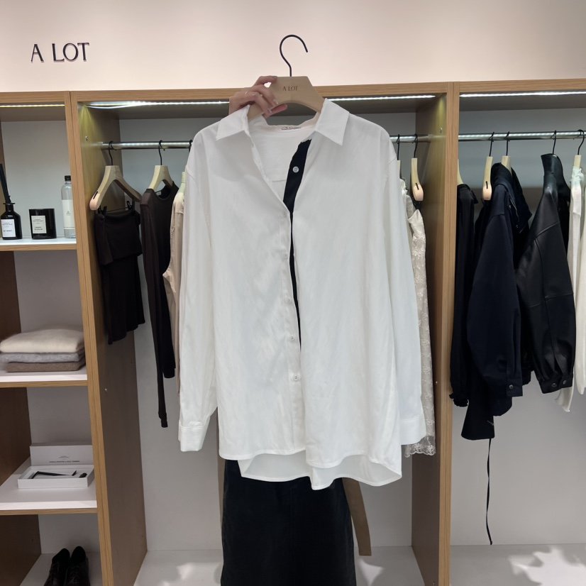 ALOT東大門㊣直郵女裝新款人氣職業休閑真品推薦襯衫蕾絲衫A LOT襯衫/蕾絲衫