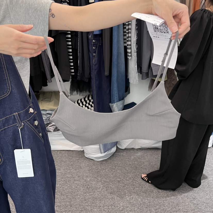 SALONDEMAG韓國代購㊣女裝新品人氣職業推薦25秋冬吊帶背心SALONDEMAG吊帶/背心